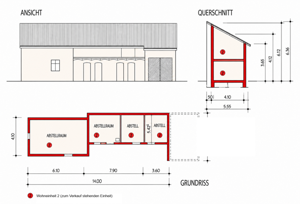 Grundriss Scheune